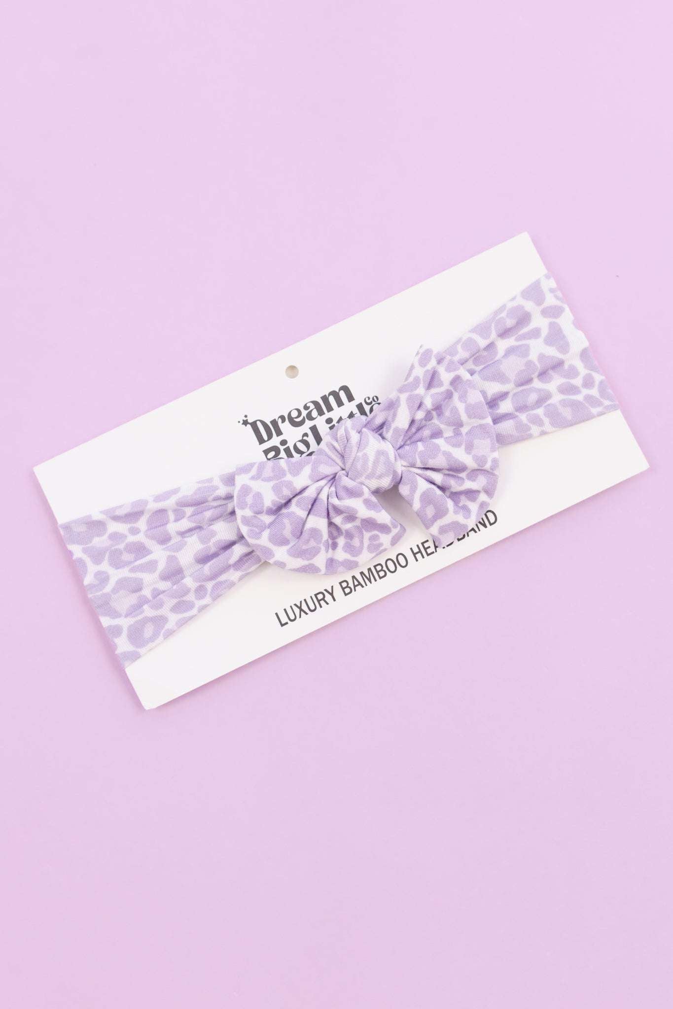 Lavender Leopard Dream Bow Milk & Baby