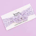 Lavender Leopard Dream Bow Milk & Baby