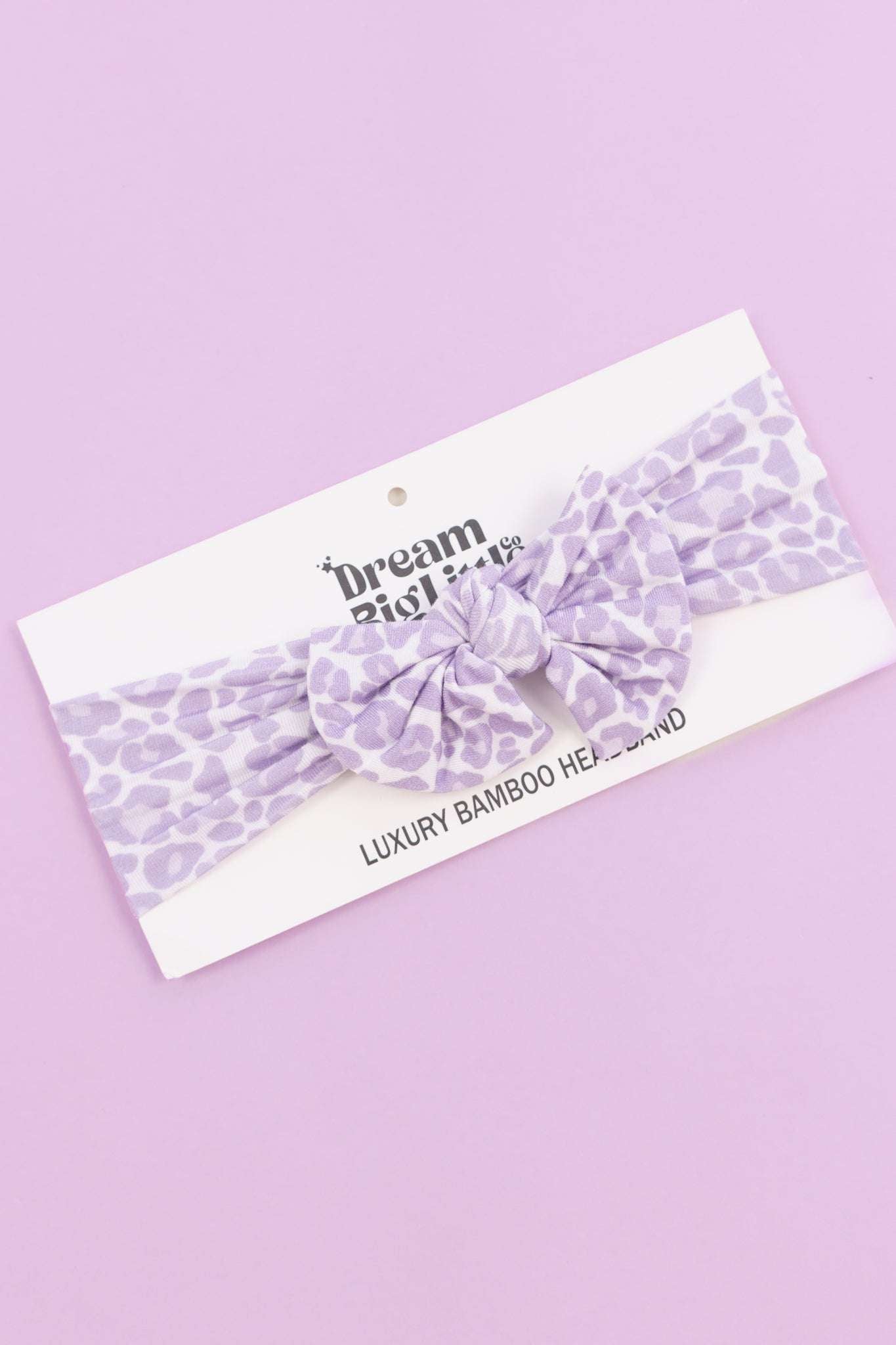 Lavender Leopard Dream Bow Milk & Baby