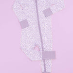 Lavender Leopard Dream Romper Milk & Baby