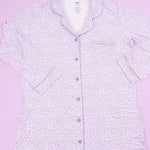 Lavender Leopard Dream Dream Nursing Nightgown Milk & Baby