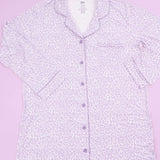 Lavender Leopard Dream Dream Nursing Nightgown Milk & Baby