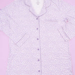 Lavender Leopard Dream Dream Nursing Nightgown Milk & Baby