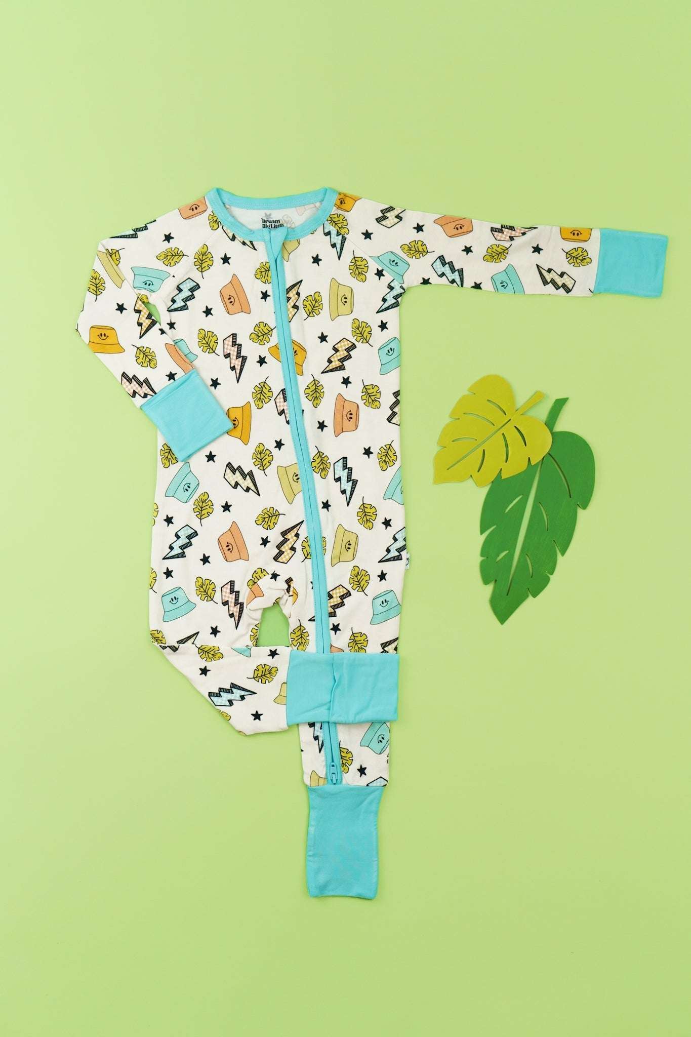 Bolting to the Beach Dream Romper Milk & Baby