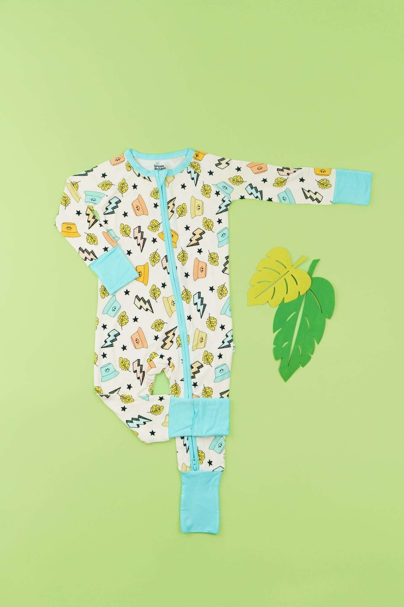 Bolting to the Beach Dream Romper Milk & Baby