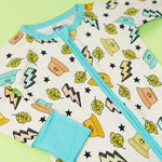 Bolting to the Beach Dream Romper Milk & Baby