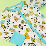 Bolting to the Beach Dream Romper Milk & Baby