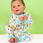 Bolting to the Beach Dream Romper Milk & Baby