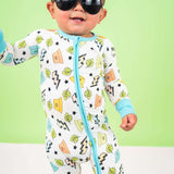 Bolting to the Beach Dream Romper Milk & Baby