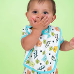 Bolting to the Beach Dream Baby Bib Milk & Baby