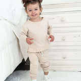 Oat Terry Jogger Milk & Baby