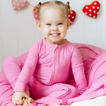 Bubblegum Rib Dream Baby Romper Milk & Baby