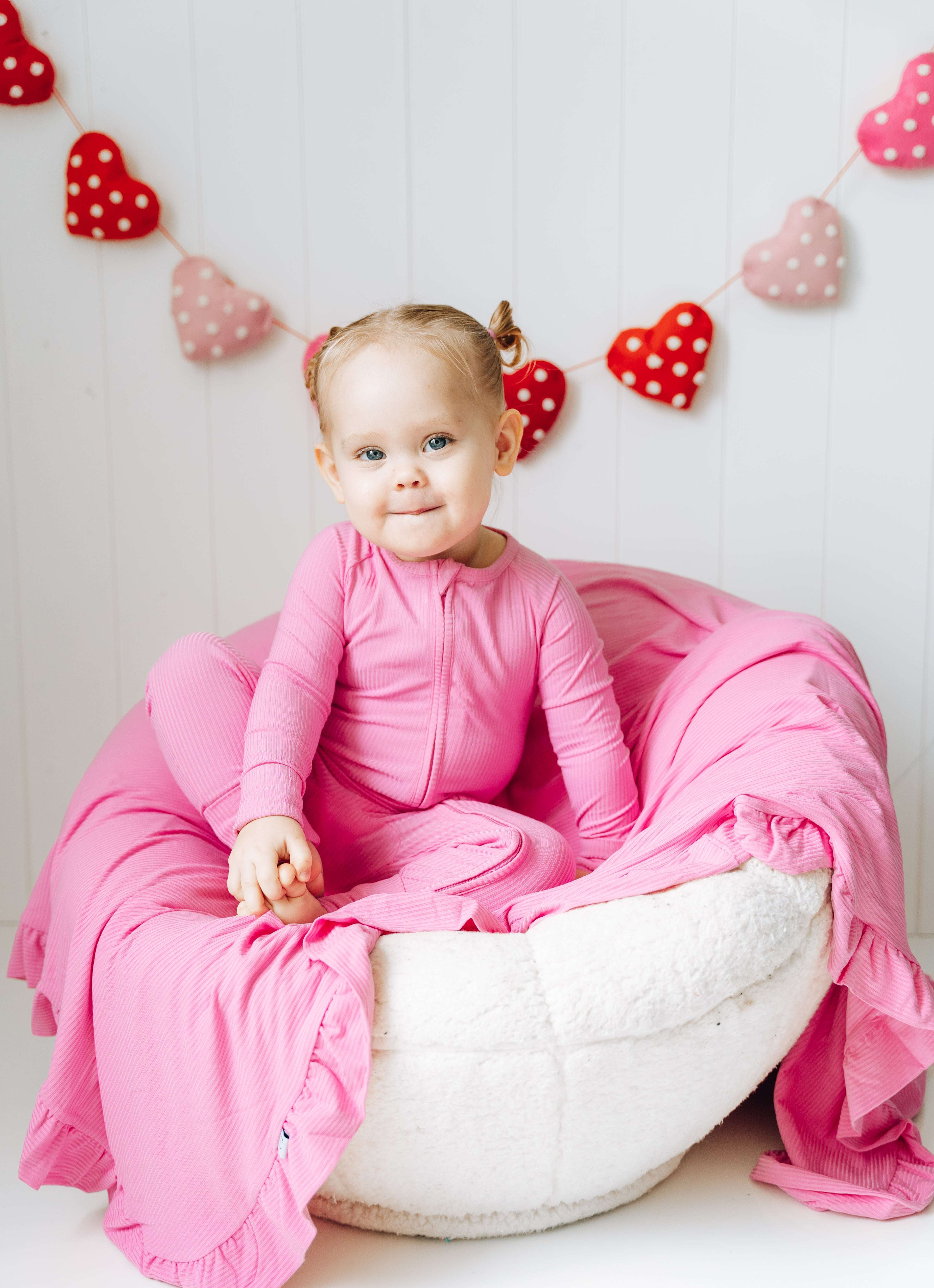 Bubblegum Rib Dream Baby Romper Milk & Baby