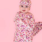 Stay Wild Cowgirl Swaddle & Beanie set Milk & Baby