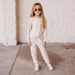 Oat Terry Jogger Milk & Baby