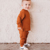 Copper Terry Dream Pullover Milk & Baby