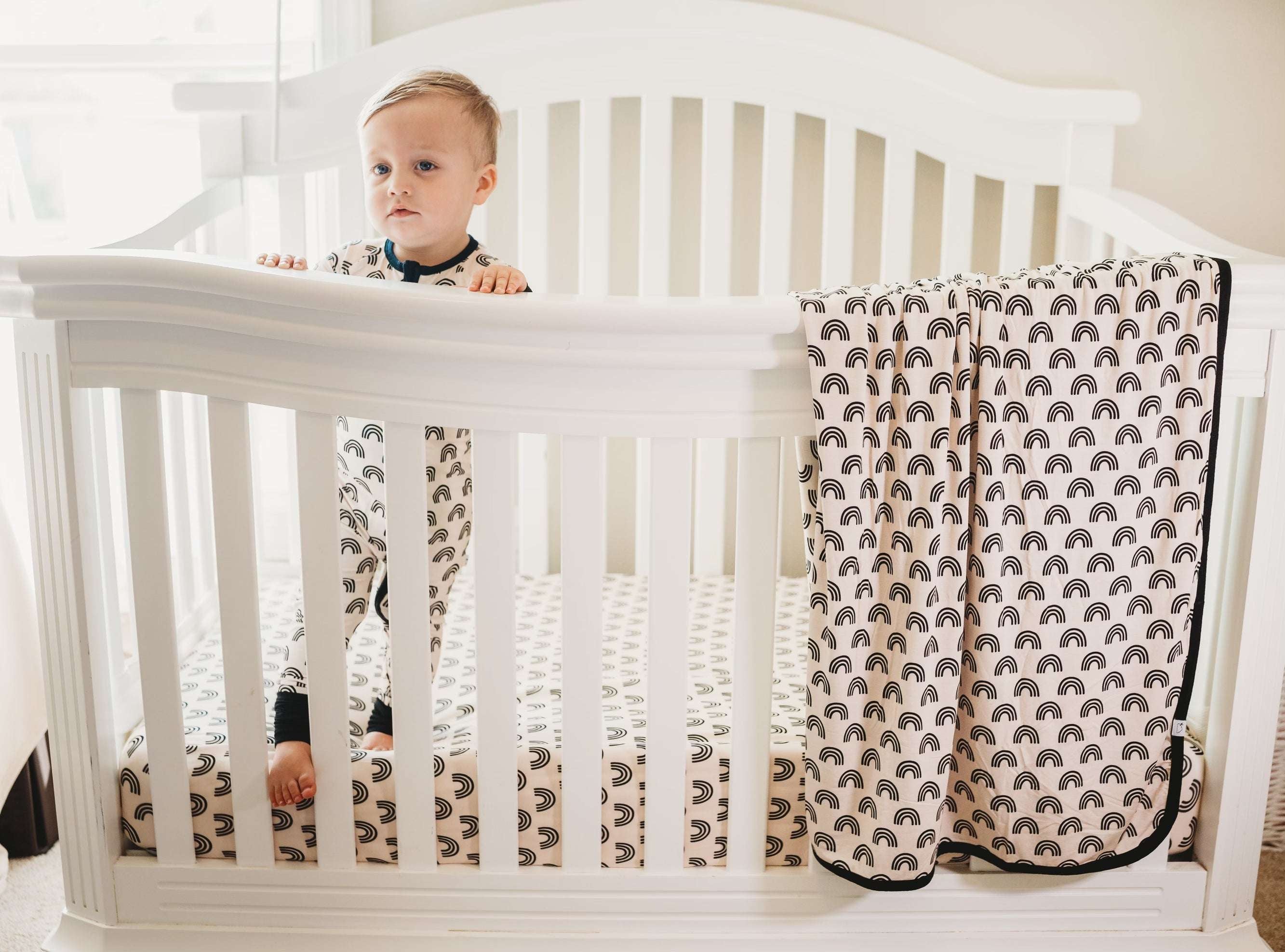 Simple Rainbow Dream Blanket Milk & Baby