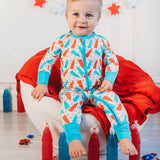 BURSTING RED WHITE & BLUE DREAM ROMPER