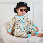 Bolting to the Beach Dream Romper Milk & Baby