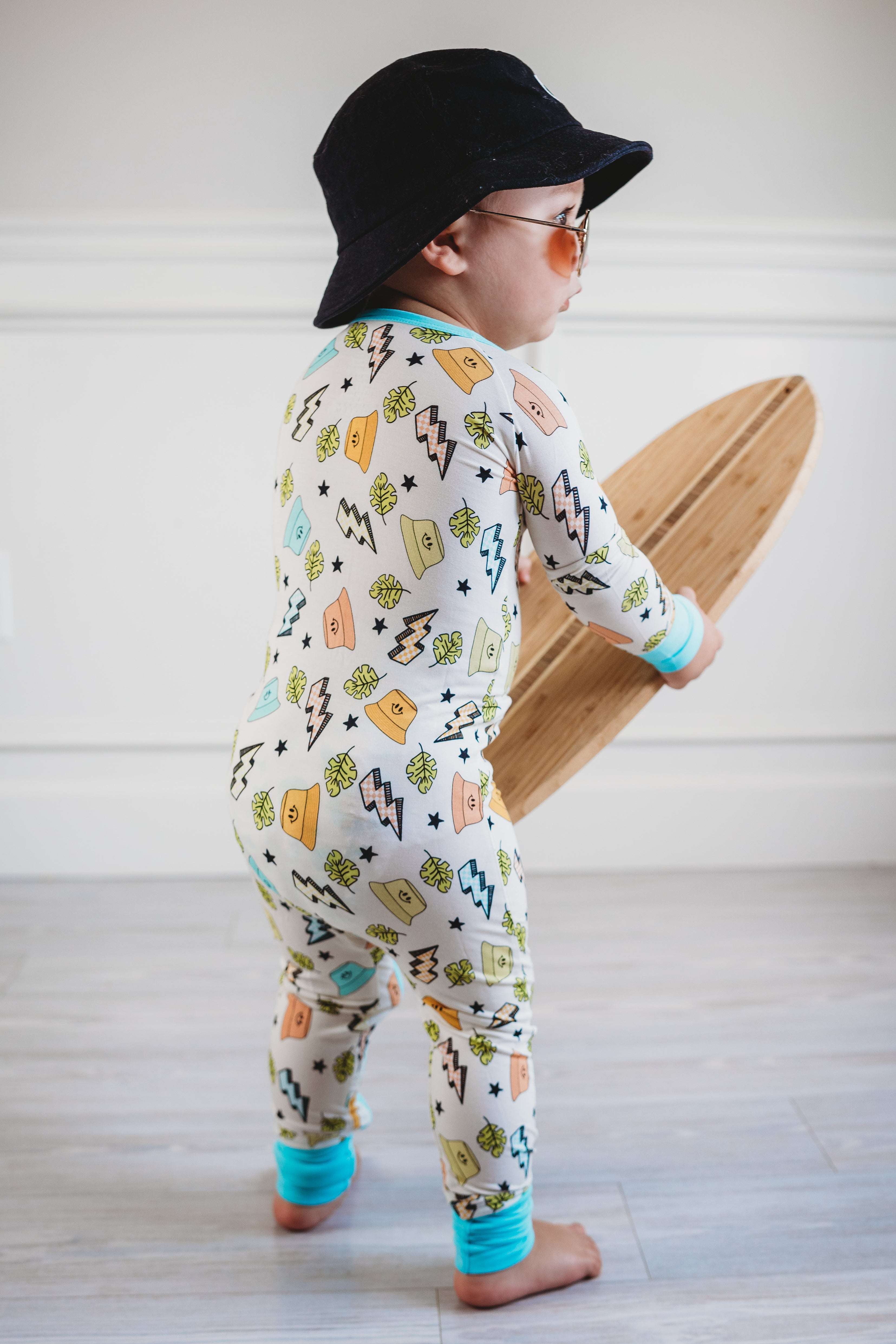 Bolting to the Beach Dream Romper Milk & Baby