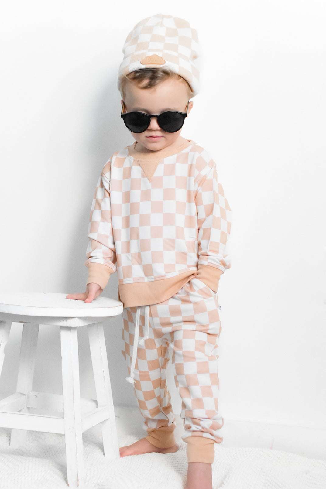 Sandy Checkers Dream Jogger Milk & Baby