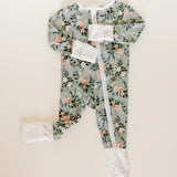 Botanical Bamboo Convertible Jumpsuit | Milk & Baby