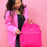 Fiona Breast Pump Backpack | Hot Pink Milk & Baby