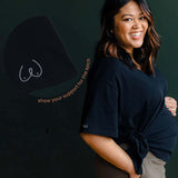 The Special Edition Embroidered "Boob" Nursing Tee | Milk & Baby