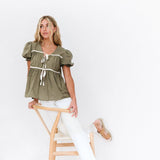 Winny Top in Olive