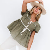 Winny Top in Olive