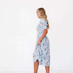 Margo Dress in Sky Blue | Nursing Friendly Milk & Baby