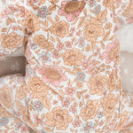 Luna + Luca Floral Jumpsuit & Bow Milk & Baby