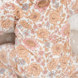 Luna + Luca Floral Jumpsuit & Bow Milk & Baby