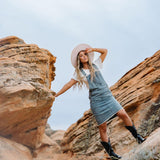 Jovi Denim Overall Dress