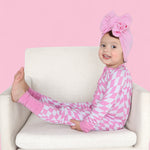 Bubblegum Wavy Checkers Dream Romper | Milk & Baby