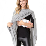 4 in 1 Multipurpose Knitwear as Maternity/Nursing Shawl