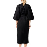 Amaterasu Tie Belt Maternity/Nursing Wrap Midi Dress