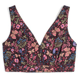 Cross-Front Pull-Over Nursing & Maternity Bralette - Flower Child