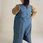 Backyard Jumpsuit in Indigo Chambray Milk & Baby