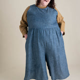 Backyard Jumpsuit in Indigo Chambray