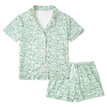 Golf Women’s Button Front Short Pajama Set Milk & Baby