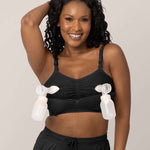 Sublime® Hands-Free Pumping & Nursing Bra | Black Milk & Baby