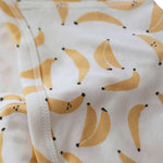 Banana Print Baby Kimono Style Onesie Milk & Baby