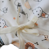 Space Print Baby Kimono Onesie