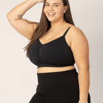 Sublime® Hands-Free Pumping & Nursing Bra | Black Milk & Baby