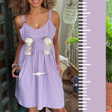 Journey Hands Free Pumping Lounge Dress (Lavender)