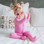 Bubblegum Rib Dream Baby Romper Milk & Baby