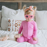 Bubblegum Rib Dream Baby Romper Milk & Baby