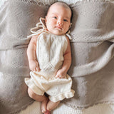 Luna + Luca Baby Pointelle Summer Set | Cream Milk & Baby