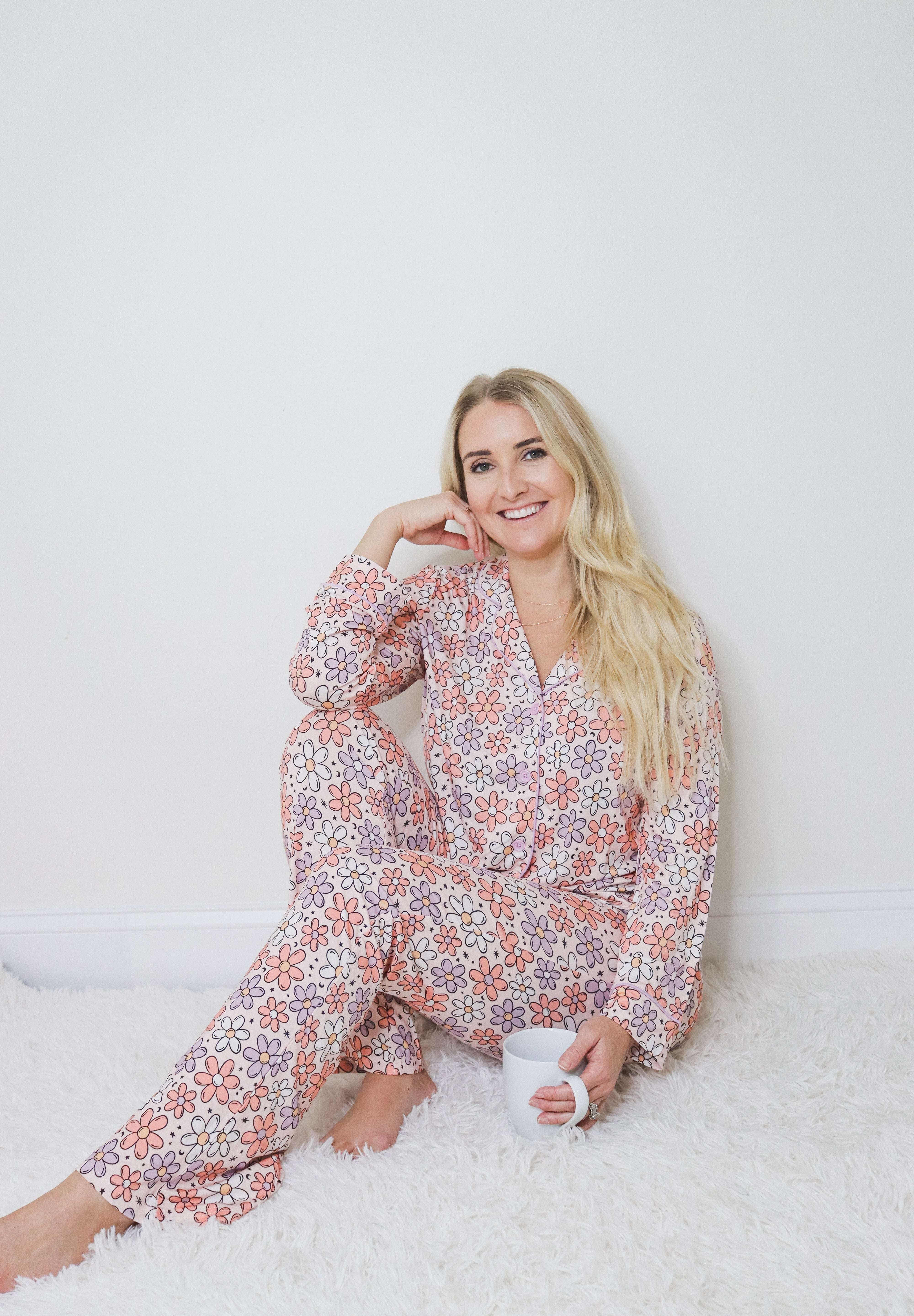 Full Bloom Dream Nursing Pajama Set Milk & Baby